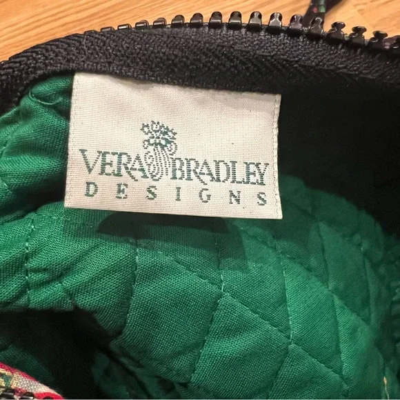 Vintage Vera Bradley Indiana Holly and Ribbons Shoulder Bag - Picture 3 of 9